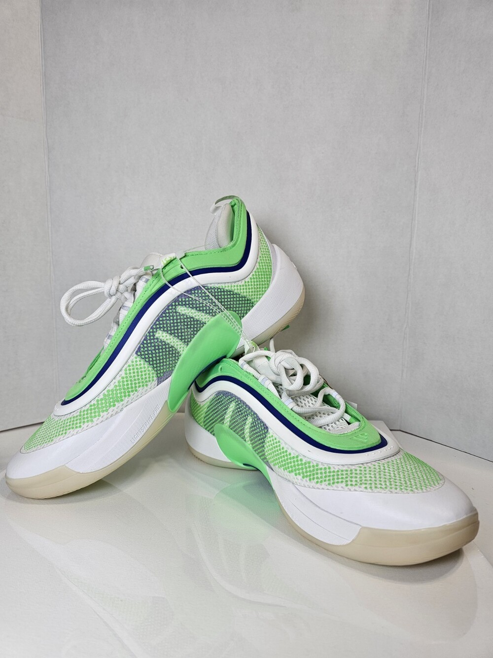 adidas D.O.N. Issue 6 JQ2249 Men’s 14 White Green Basketball Shoes New - Picture 12 of 13